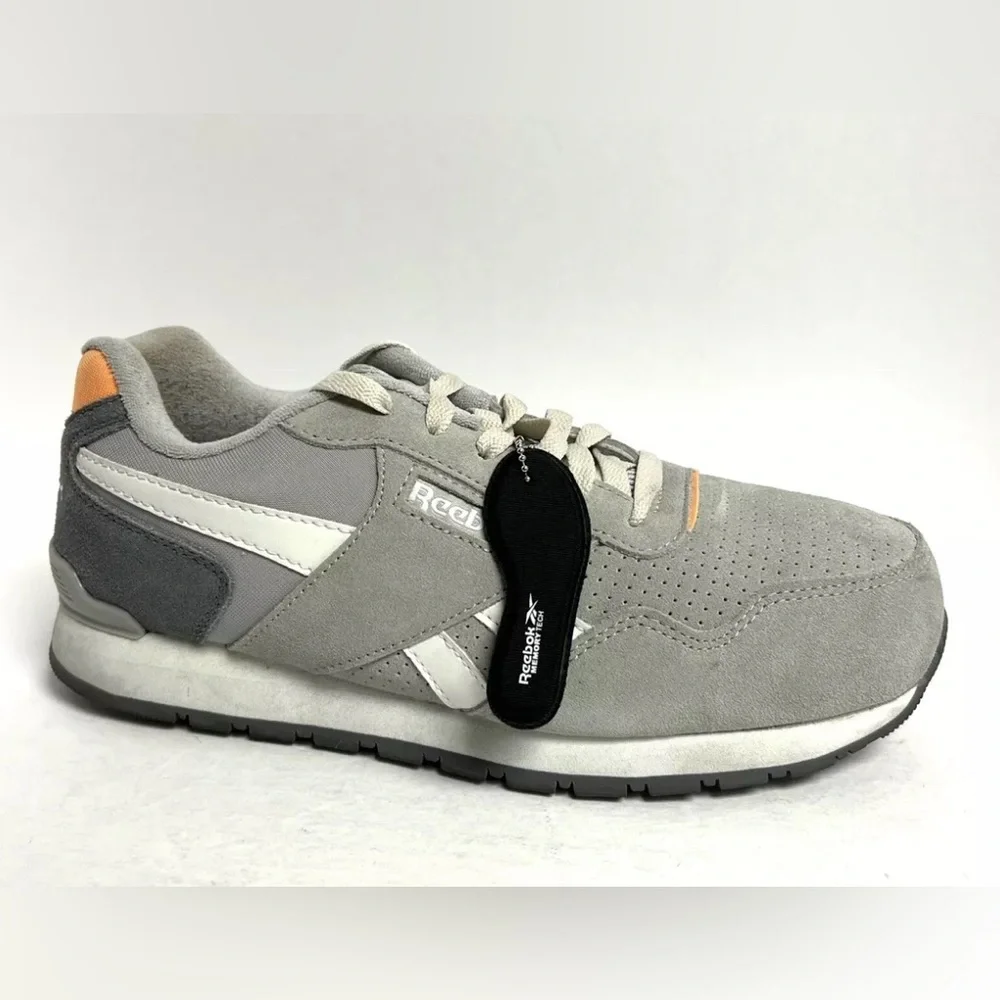 Reebok Womens Harman Work Sneaker Gray 10.5 M